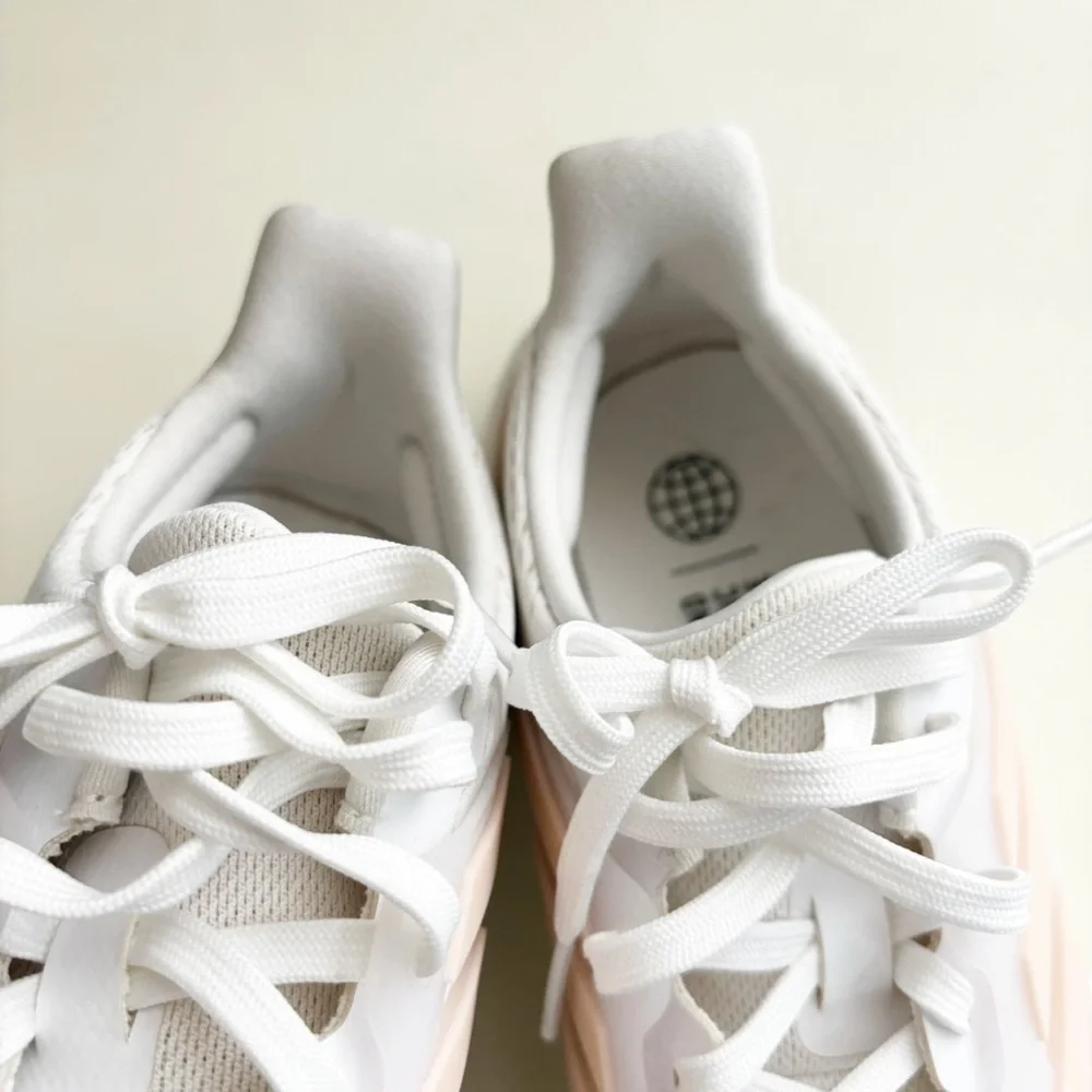 Adidas Women’s Pureboost 23 Running Shoes Size 10.5 White Pink - Picture 8 of 12